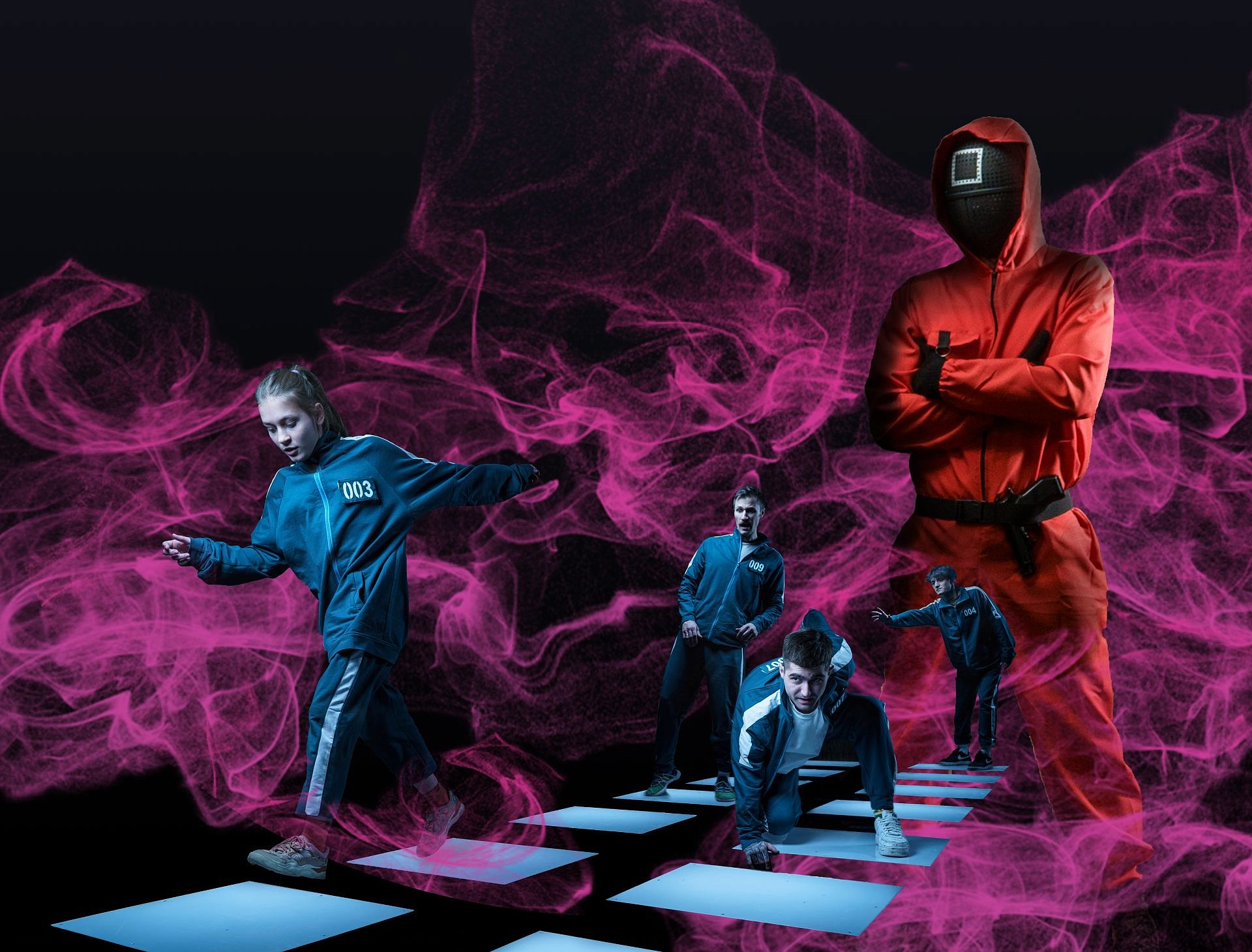 Фото квеста Игра в кальмара: тише едешь - дальше будешь Фото квеста Игра в кальмара: тише едешь - дальше будешь